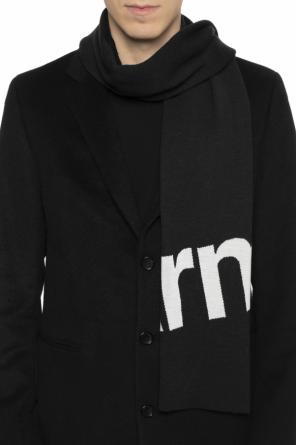 Logo-embroidered scarf, zdjęcie 2 Logo-embroidered scarf od Emporio Armani
